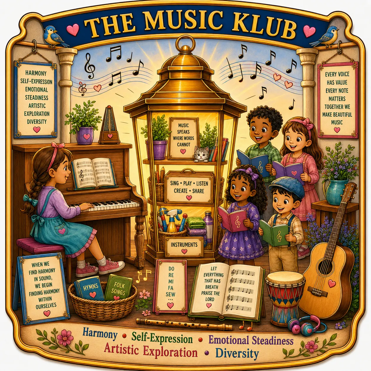 The Music Klub illustration
