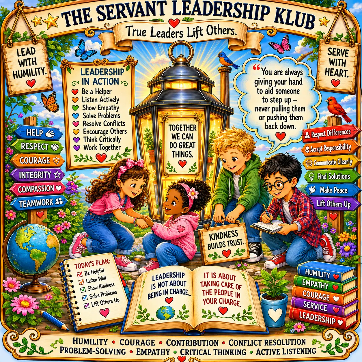 The Servant Leadership Klub illustration