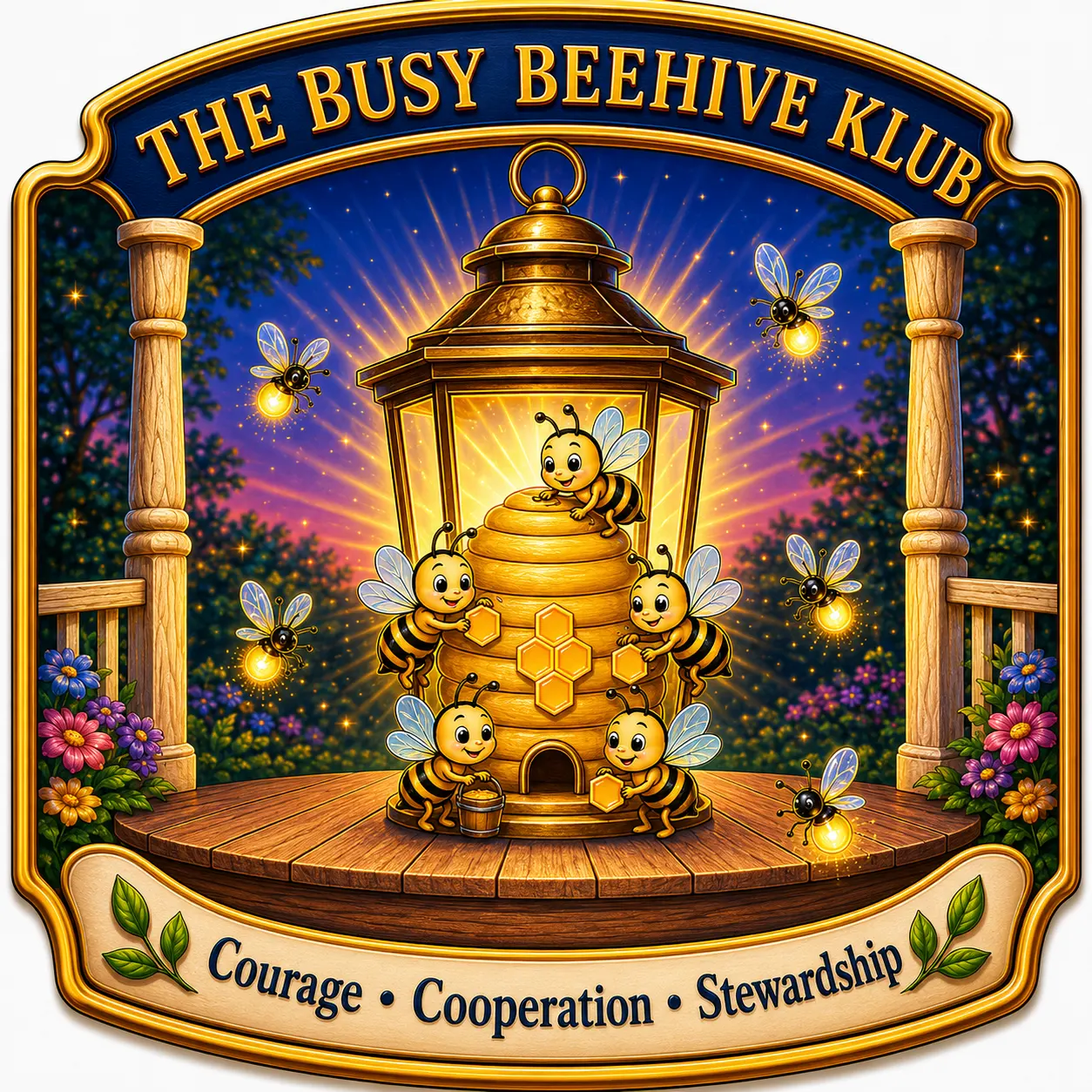 The Busy Beehive Klub illustration