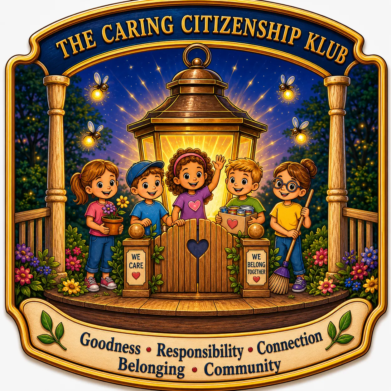 The Caring Citizenship Klub illustration